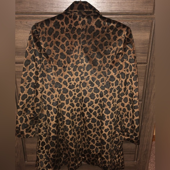Rare Vintage Express Leopard Blazer Coat - Picture 4 of 6